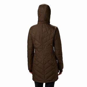 Columbia Heavenly™ Lång Hooded Jacka Dam Olivgröna/Gröna (BWUEF2987)